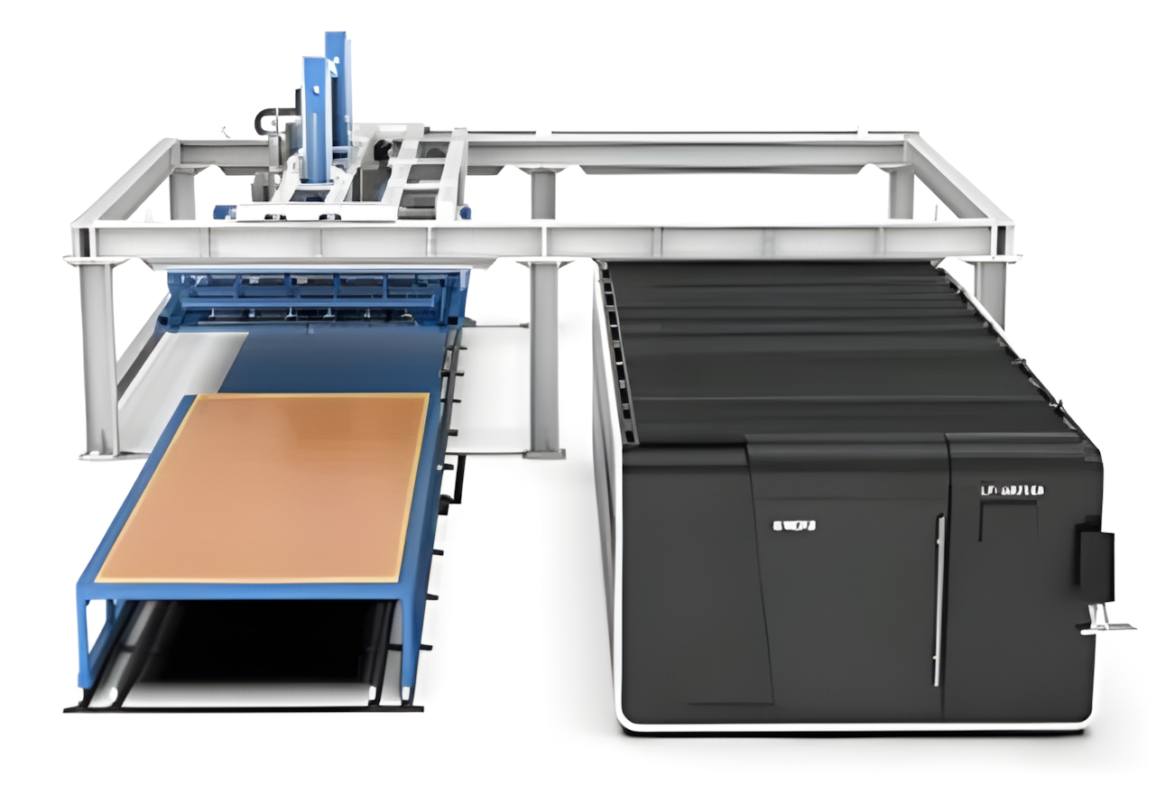Mașină de tăiat cu laser cu încărcare automată