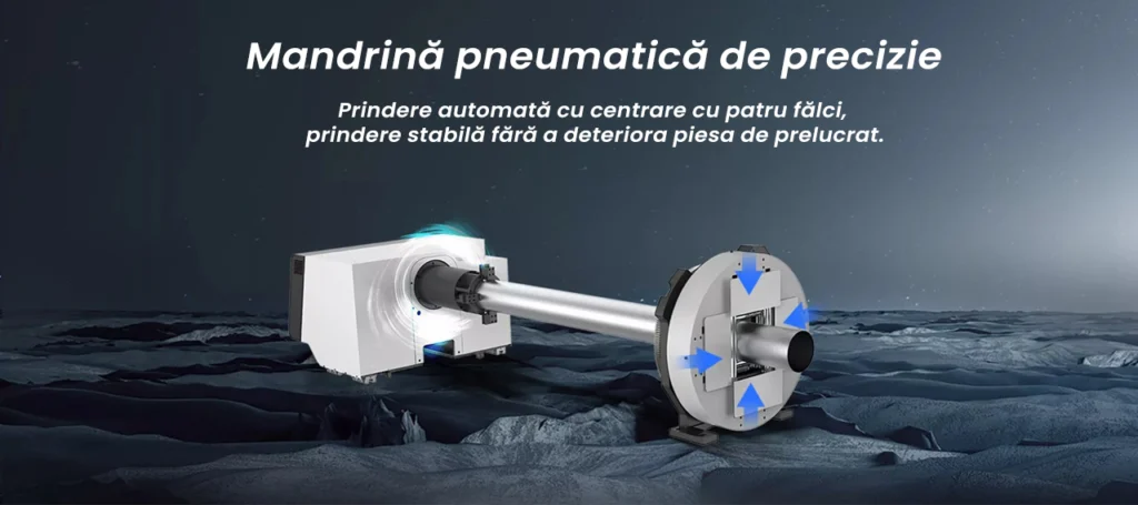Mandrină cu țeavă prinsă